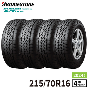 〔2024年製/在庫あり〕　DUELER A/T002　215/70R16 100S　4本セット　日本製　bridgestone-ブリヂストン-　デューラー