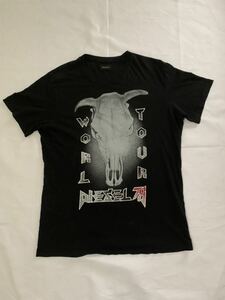 【送料無料】DIESEL ディーゼル　Tシャツ サイズS 着丈約65cm 身幅約51cm ブラック