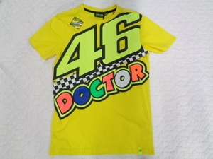 XSサイズ 展示未使用品★YAMAHA ヤマハ VRMTS390001 46 DOCTOR ヴァレンティノ ロッシ 46 Tシャツ イエロー★半袖