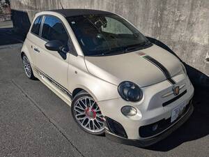 アバルト500　595 5速　ライトチューン　軽量フライホイール　アラゴスタ車高調　　マフラー　ABARTH エッセエッセ？　 無事故　実走行　