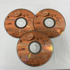 P49596 ◆マイクロソフト　フライトシミュレータ 2002　Windows PCゲームソフト ディスクのみ品