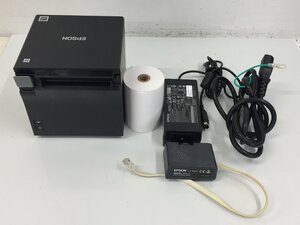 EPSON TM-m30　612 MODEL M335B ブラック レシート プリンター　 外付けブザー（M251A） ACアダプター付属 (管２H2-S）