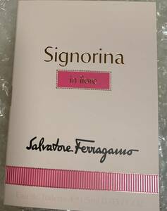 FERRAGAMO サルヴァトーレ　フェラガモ　シニョリーナ　インフィオーレ　オーデトワレ1.5ml サンプル　香水　フレグランス