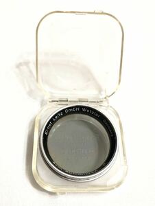 極美品◆純正Ernst Leitz GmbH Wetzlar 5cm Summicron P Filterライカ/ライツ ズミクロン50mm Pフィルター◆希少品　純正ケース付き