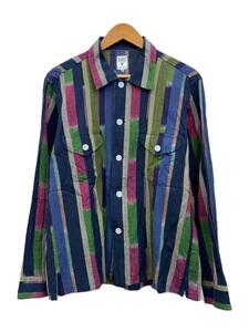 South2 West8(S2W8)◆Smokey Shirt/長袖シャツ/XS/コットン/マルチカラー/ストライプ/GL831