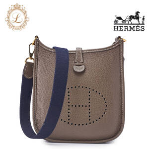 HERMES エルメス エブリンTPM ショルダーバッグ トリヨンクレマンス エトゥープ Etoupe（ゴールド金具） レディース【中古】【送料無料】