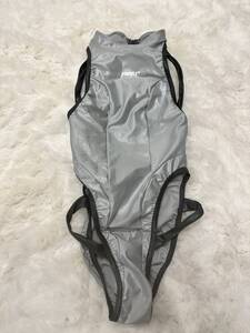 中古　パルフェット　PHARFAITE　ハイネックバインダー　競泳水着　グレー