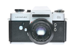 LEICAFLEX SL シルバー + SUMMICRON-R 50mm F2 2カム ライカフレックス フィルムカメラ MF一眼レフ 標準単焦点レンズ セット ■25516