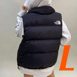 ★送料無料★【新品 定価30,800-】Lサイズ THE NORTH FACE ザ・ノース・フェイス NUPTSE VEST レディース ダウンベスト ヌプシベスト 黒