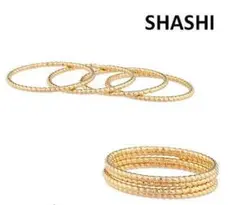 未着用 ✿Shashi✿ Pebble Ring Set of ４