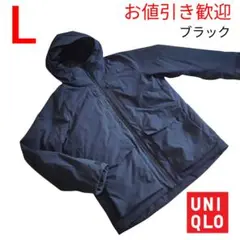 UNIQLO ユニクロ ハイブリッドダウン ジャケット ブラック Lサイズ