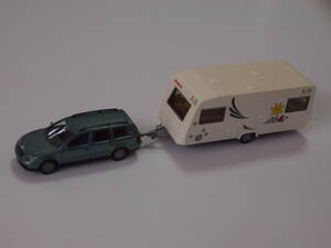 WIKING 1/87 VW Passat mit Wohnwagen　入手困難品