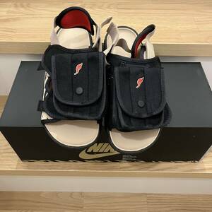 【美品】一度着用のみ NIKE JORDAN LS SLIDE SP Sole Fly ソールフライ x ナイキジョーダン LS スライド US 10 DO1872-001