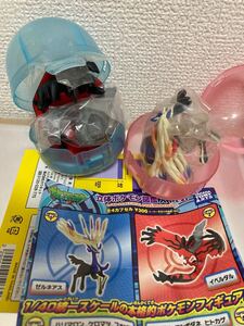 立体ポケモン図鑑 ゼルネアス イベルタル フィギュア XY01 ガチャガチャ