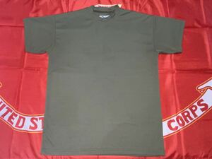 新品未使用　made in USA USMC DRI-DUKE トレーニングDRY Tシャツ Mサイズ　OD