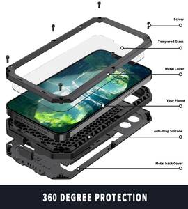 新商品 スマートフォン ケース カバー iPhone 耐衝撃 防塵 防水 防振 全面保護 液晶保護 スタンド レンズ