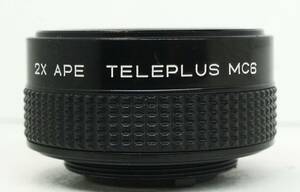 ☆実用良品・人気の望遠レンズ(2倍望遠)☆　M42マウント用 2X APE TELEPLUS MC6 (I0846)