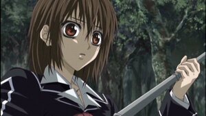 ★ヴァンパイア騎士 14話 アニメ素材 / アルテミスを手に闘う優姫 / 樋野まつり原作 Vampire Knight