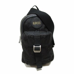 グッチ オフザグリッド ボディバッグ ブランドオフ GUCCI ナイロン ショルダーバッグ ナイロン/レザー 中古 メンズ レディース