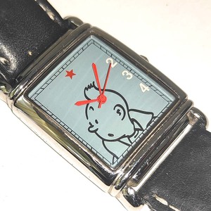 タンタン Tintin Portrait Rectangle Watch 2005 腕時計★MERGE/MOULINSART 2005★VINTAGE 電池切れ 中古 現状渡し