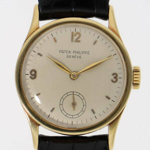 PATEK PHILIPPE パテックフィリップ スモセコ アイボリーダイヤル YG 手巻き 純正ボックス 【120371】