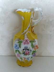  European Love ヨーロピアン ラブ 花瓶 花器 水差し 陶器 アンティーク 装飾 インテリア　長期保管商品　