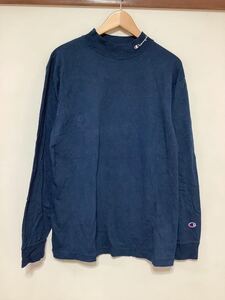 い1261 Champion チャンピオン 長袖Tシャツ ロンT XL ネイビー