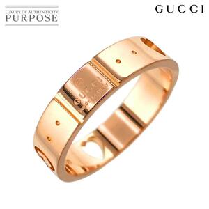 グッチ GUCCI アイコン アモール ハート #9 リング K18 PG ピンクゴールド 750 指輪 Icon Ring 90252669