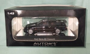 AUTOart オートアート 1/43 フォード シエラ コスワース RS FORD SIERRA RS COSWORTH 52861 ブラック ミニカー 希少 現状品 ☆