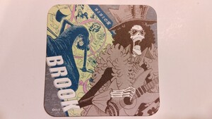 送料140円or追跡付185円 ブルック ワンピース アートコースター ONE PIECE ART COASTER 第４弾 悪魔の実の能力者たち JUMPSHOP