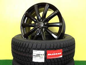 S3885 新品 国産 4本 235/60R18 ブリヂストン ブリザック DM-V3 M10 7.5J +38 NX 20系 クラウンスポーツ 球面ボルト用 ※商品説明要確認