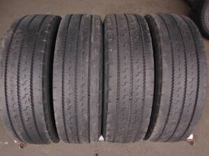 T1733 再生タイヤ 4本SET価格! 溝有 245/70R19.5 136/134J TOYO M317 夏タイヤ タテ山 245/70-19.5 245/70/19.5 更生 リトレッド