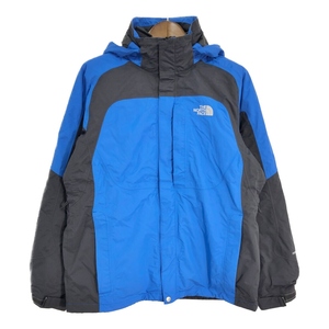 THE NORTH FACE ノースフェイス HYVENT マウンテンパーカー アウトドア ブルー (メンズ L) 中古 古着 S5554