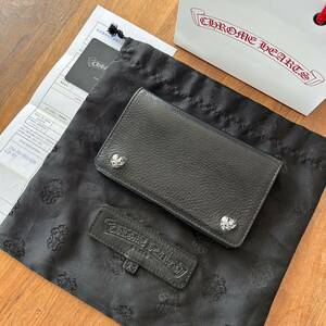 クロムハーツ　Chrome hearts 二つ折り財布　1zip ミニウォレット　コンパクト　アローズ