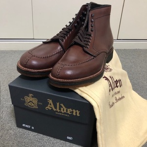 新品 未使用 サイズ6H Alden 45407 TANKER BOOT CHROMEXCEL Brown オールデン 45407 タンカーブーツ クロムエクセル