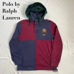 Polo by Ralph Lauren パーカー ラガーシャツ M クレイジー