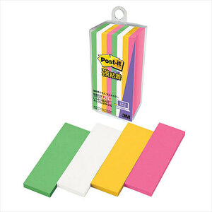 【10個セット】 3M Post-it ポストイット 強粘着ふせん マルチカラー8 3M-500SS-MC-8X10 /l