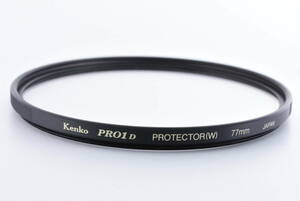 ★美品★ケンコー Kenko PRO1Dプロテクター(W) 77mm レンズ保護フィルター（Y49）