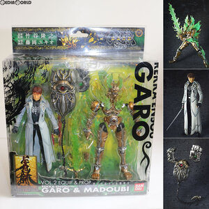 【中古】[FIG] イクイップ&プロップ VOL.2 烈火炎装ガロ&魔導火 牙狼-GARO-(ガロ) 完成品 可動フィギュア バンダイ(61169036)