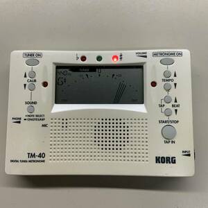 【bK-4-300】コルグ デジタルチューナー メトロノーム TM-40●KORG/DIGITAL TUNER METRONOME●