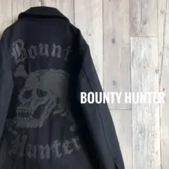 BOUNTY HUNTER バウンティーハンター　ウール　ジップ　ブルゾン　黒