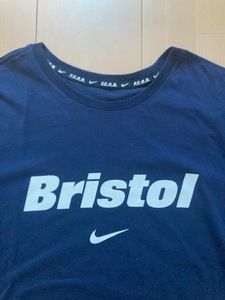 FCRB×NIKE 16ss DRI-FIT Tシャツ F.C.Real Bristol SOPHNET. NAVY サイズM ネイビー ナイキ ブリストル 紺