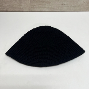 KIJIMA TAKAYUKI キジマタカユキ KN-232802 HAND KNIT SAILOR HAT ブラック ハンドニットハット sizeF 【中目黒B07】