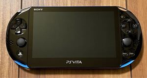 【動作確認済】 PlayStation Vita Wi-Fiモデル ブルー/ブラック PCH-2000 PCHJ-10022