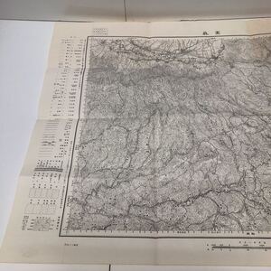 古地図 地形図 五万分之一 地理調査所 昭和29年応急修正 昭和29年発行 高森 熊本県 宮崎県