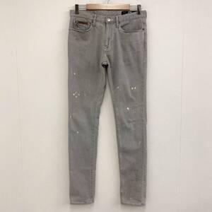 A/X ARMANI EXCHANGE ブリーチ ダメージ加工 デニムパンツ グレー メンズ W29 アルマーニエクスチェンジ ジーンズ ジーパン 3120258