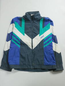 X971/Adidas/アディダス/80s/オールド/ヴィンテージ/ナイロンジャケット/メンズ/Lサイズ/ビッグシルエット/マルチカラー/古着/