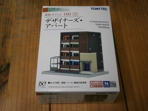 (28ジオコレ編)　 新品未開封　160　デザイナーズ・アパート　　1セット　TOMYTEC 〔トミーテック〕