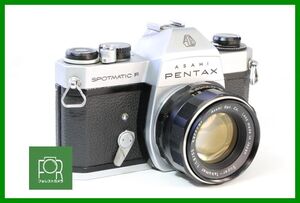 【同梱歓迎】実用■PENTAX SPOTMATIC F ボディ＋Super-TAKUMAR 55mm F1.8■シャッター全速・露出計完動■AO464