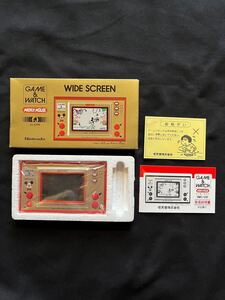 未使用に近い　任天堂 ゲーム&ウォッチ ミッキーマウス　 GAME & WATCH MC-25